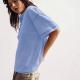 Chic Short-sleeve T-shirt With Visible Stitching Patchwork Design