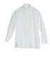 Lace-Panel Pure And Alluring White Loose-Fitting Long-Sleeve White Shirt