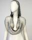 Womens Mesh Rhinestone Fishnet Hooded Vest