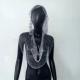 Womens Mesh Rhinestone Fishnet Hooded Vest