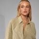 Womens Elegant Casual Striped Loose-Fit Shirt With Ties