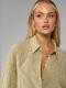 Womens Elegant Casual Striped Loose-Fit Shirt With Ties