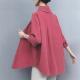 Womens Stylish Loose-fit Corduroy Long-sleeve Shirt