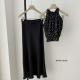 Polka-dot Halter Off-shoulder Sleeveless Camisole