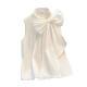 Bow-knot Sleeveless Loose-fitting Tummy-covering Vest