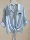 Stylish Womens Top With A Knotted Hem