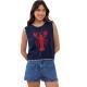 Womens Knitted Pullover With A Round Neckline And Jacquard Vest