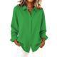 Womens Casual Long-sleeve Multi-color Multi-size Blouse