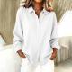 Womens Casual Long-sleeve Multi-color Multi-size Blouse