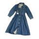 Slimming Chic Relaxed-fit Waist-cinching Denim Dress