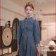 Slimming Chic Relaxed-fit Waist-cinching Denim Dress