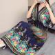 Ethnic Style V Neck Short Sleeve Dress For Women