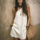 Bohemian-style Vintage Tassel Mini Dress