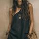 Bohemian-style Vintage Tassel Mini Dress