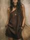 Bohemian-style Vintage Tassel Mini Dress