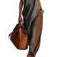 Fashionable Color-Block Womens Casual Long Dress