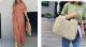 Bat-sleeved V-neck Slit Dress Summer Short Sleeve Elastic Waist Long Dresses