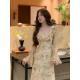 Tea Break Gentle Style Floral Dress For Women