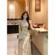 Tea Break Gentle Style Floral Dress For Women