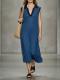 Womens Lightweight Knit Sleeveless Midi Dress For Vacation