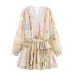 Asymmetrical Design-forward Waist-cinching Dress