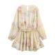 Asymmetrical Design-forward Waist-cinching Dress