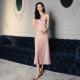 Womens Silk Slip-Neckline Minimalist Nightdress