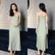 Womens Silk Slip-Neckline Minimalist Nightdress