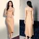 Womens Silk Slip-Neckline Minimalist Nightdress