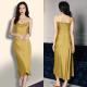 Womens Silk Slip-Neckline Minimalist Nightdress