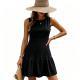 New European And American-style Solid-color Womens Dress