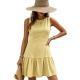 New European And American-style Solid-color Womens Dress