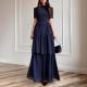 Womens Elegant Ruffled Fashion Casual Dress
