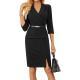 European And American-style Slim-fit Womens Dress
