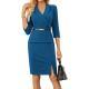 European And American-style Slim-fit Womens Dress