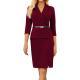 European And American-style Slim-fit Womens Dress