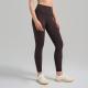 Womens High-Waist Butt-Lifting Fleece-Lined Nude-Feel Sports Tight Yoga Pants