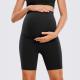 Maternity Capri Yoga Pants High-waisted Belly-supporting Seamless