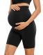 Maternity Capri Yoga Pants High-waisted Belly-supporting Seamless