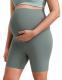 Maternity Capri Yoga Pants High-waisted Belly-supporting Seamless