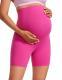 Maternity Capri Yoga Pants High-waisted Belly-supporting Seamless