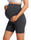 Maternity Capri Yoga Pants High-waisted Belly-supporting Seamless