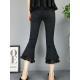 Spliced Mesh Cutout Versatile Casual Pants