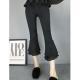 Spliced Mesh Cutout Versatile Casual Pants