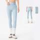 High-Waist Tummy-Control Butt-Lifting Ribbed High-Elastic Cross-Tie Yoga Pants