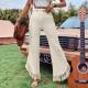 Summer Loose Casual Trousers Resort-style Designer Pants