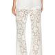 Spicy Girl High-Waist Patchwork Mesh Straight-Leg Trousers