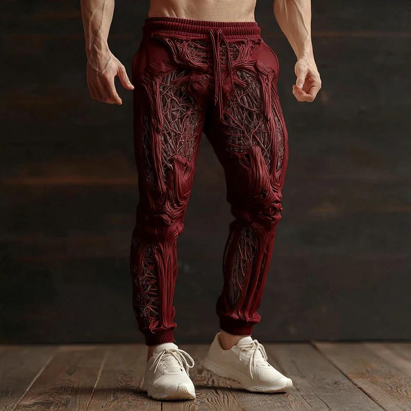 Womens 3D Digital-Print Sports Yoga Pants