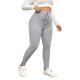 Womens Yoga Wear Tight-Fit High-Waist Base-Layer Fitness Pants