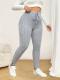 Womens Yoga Wear Tight-Fit High-Waist Base-Layer Fitness Pants